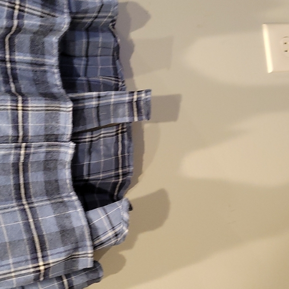 Flannel&Sequin hi-low button up, New w/ tags - Picture 6 of 13